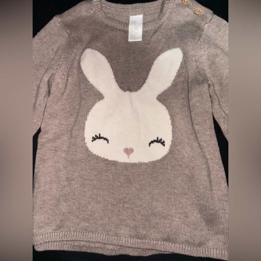 H&M Bunny Sweater 2T
